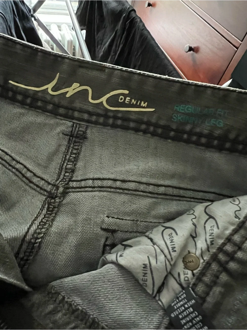 LIKE NEW! Inc. Denim Regular Fit Skinny Leg Jeans - Picture 7 of 9